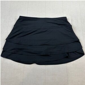 Athleta | Athletic Skort Layered Ruffled Black | Women's Size S
